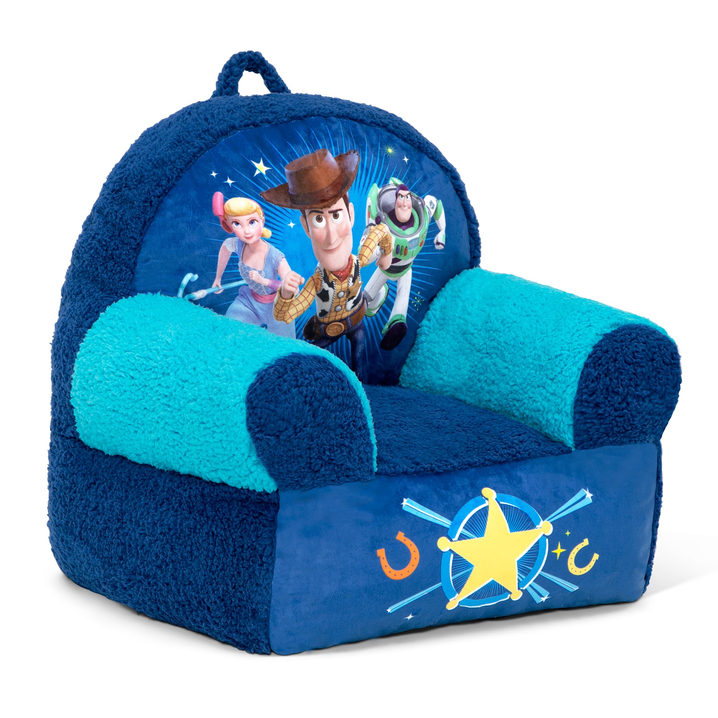 Delta Children Cozee Buddy Toy Story chair overview for a cozy reading corner.