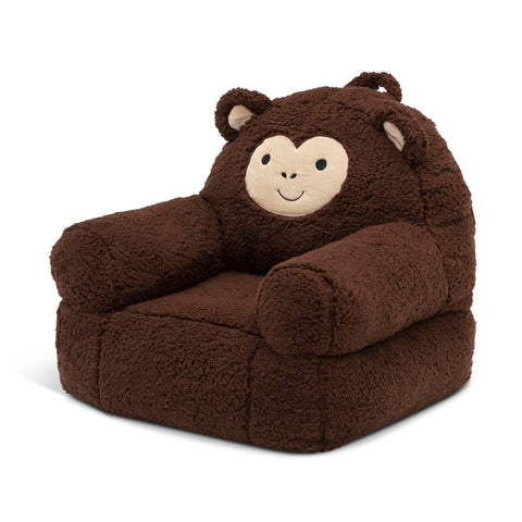 Delta Children Cozee Buddy Monkey Chair compact dimensions for small spaces