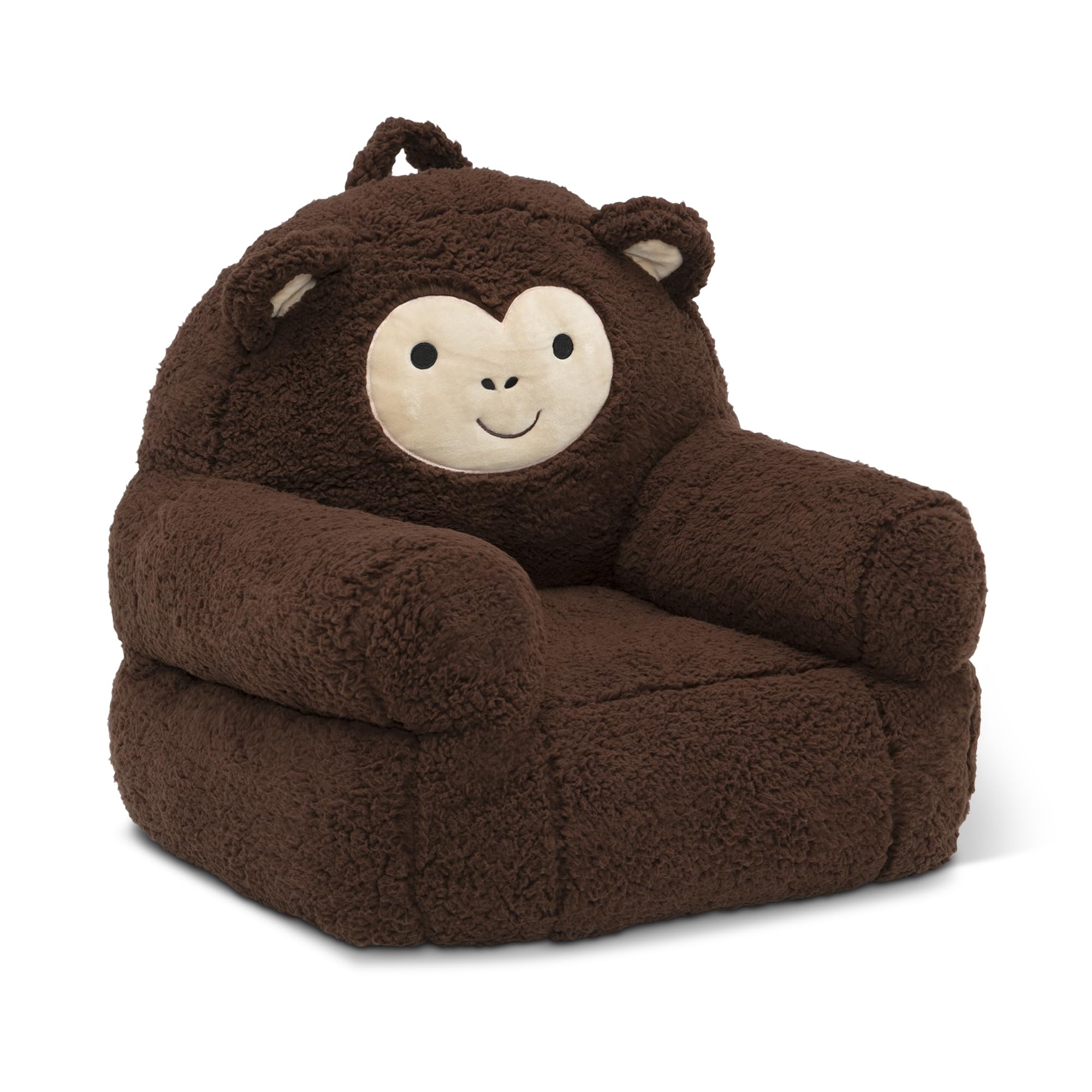 Delta Children Cozee Buddy Monkey Chair easy grab handle for moving