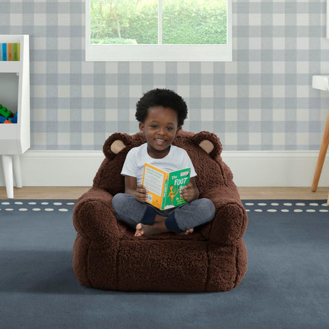 Delta Children Cozee Buddy Monkey Chair with embroidered monkey details