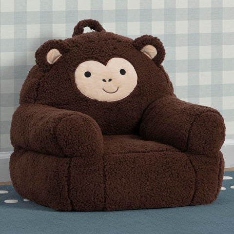 Delta Children Cozee Buddy Monkey Chair plush fabric and comfort