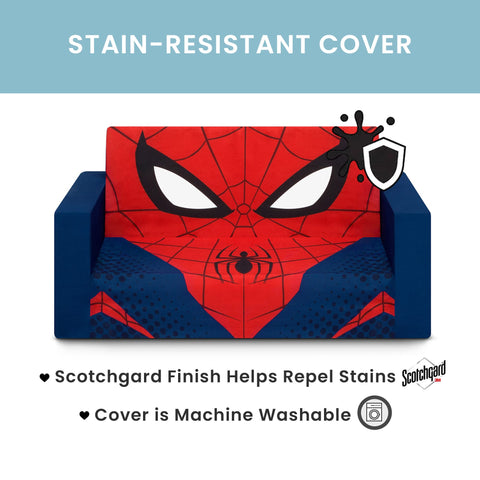 Delta Children Cozee slipcover with Scotchgard finish resists stains during laundering