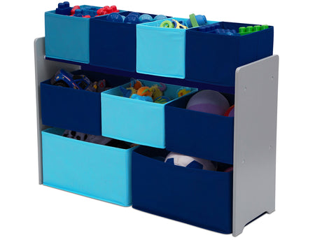 Delta Children deluxe organizer shown during easy assembly with clear instructions