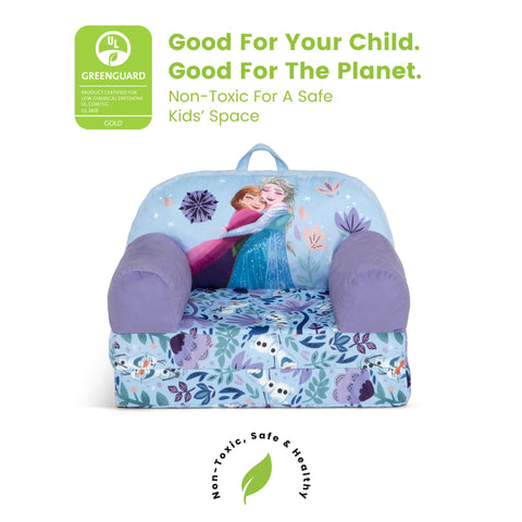 Delta Children Frozen chair purple, compact size fits small playrooms