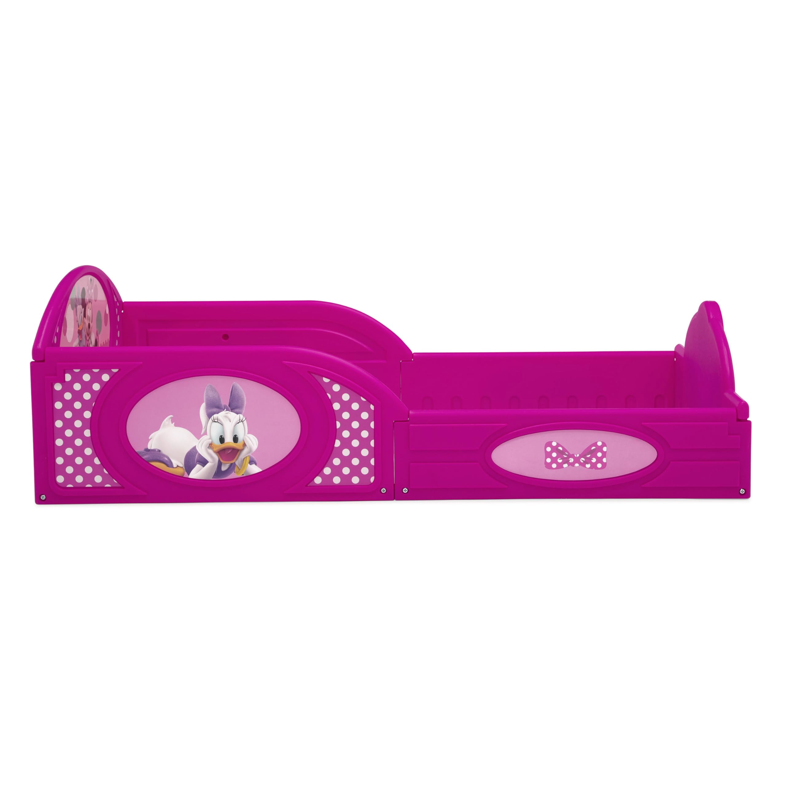Low-profile bed design for easy accessibility and safe nighttime routine.