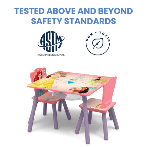 Delta Children Disney Princess graphics chairs encourage imaginative seating