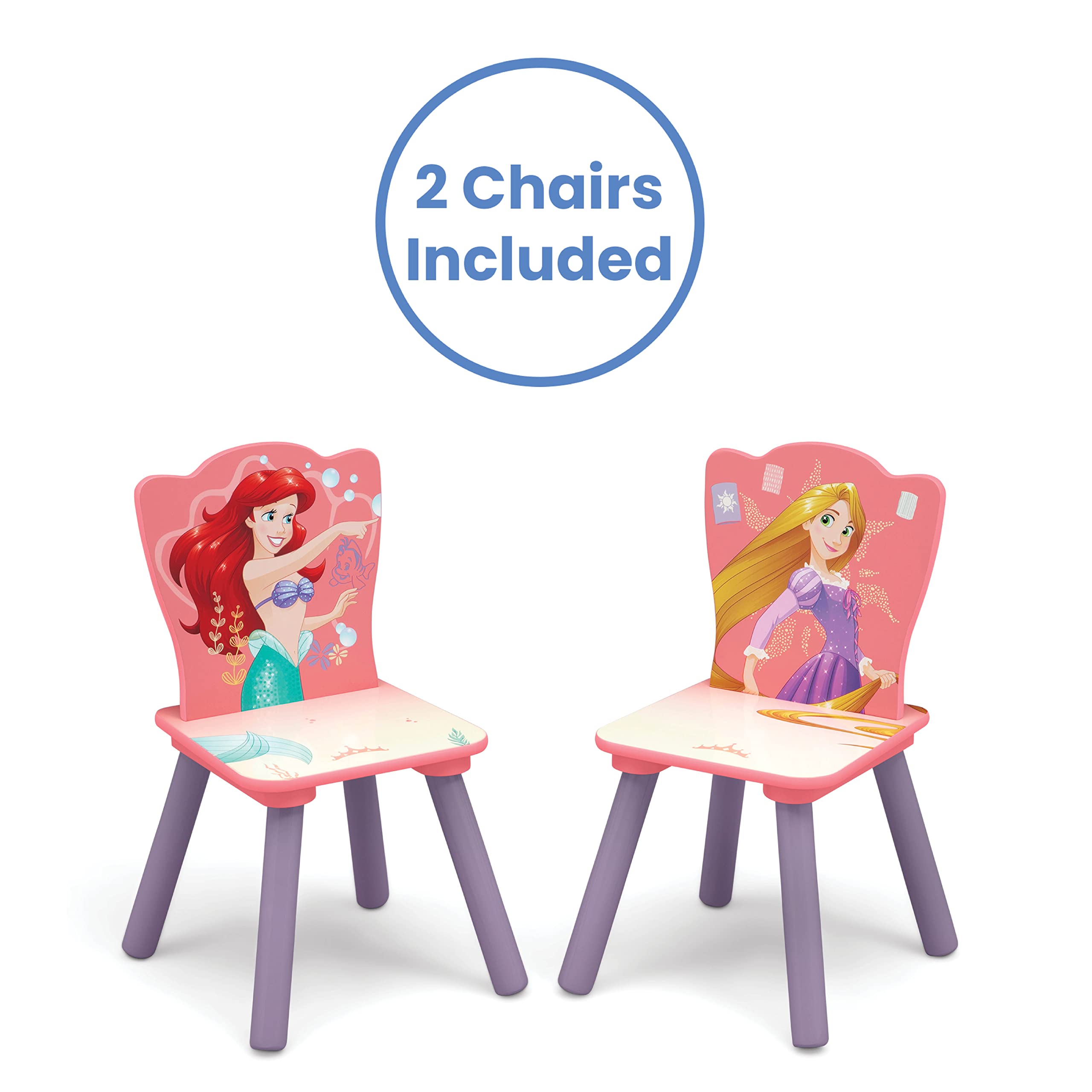 Delta Children princess set sized for toddlers ages 3 and up