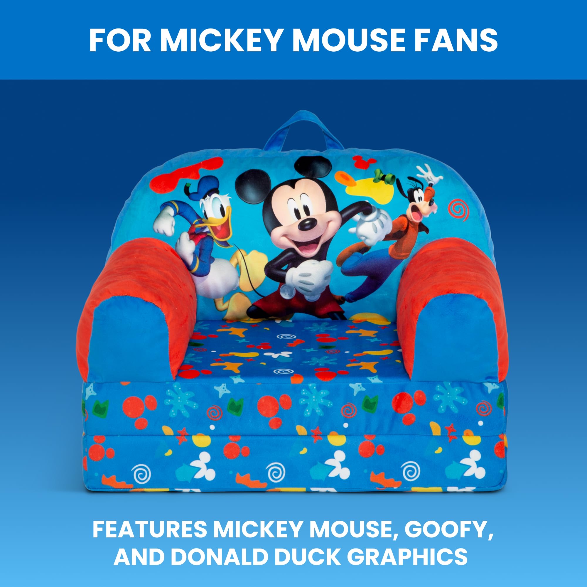 Delta Children Mickey Mouse Cozee Buddy Chair comfy foam construction