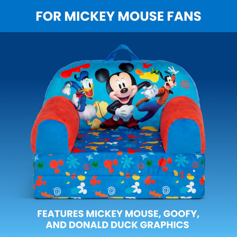 Delta Children Mickey Mouse Cozee Buddy Chair comfy foam construction