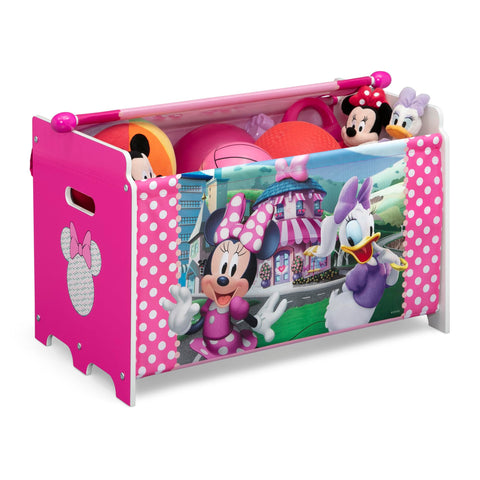 Delta Children Minnie Mouse chair graphic close-up showcasing playful character design