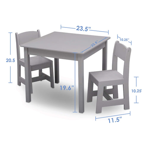 Delta Children MySize art time surface, smooth wood.