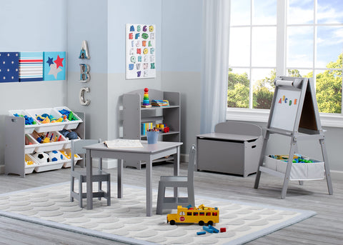 Delta Children MySize Bookshelf grey safety features meet cpsc standards