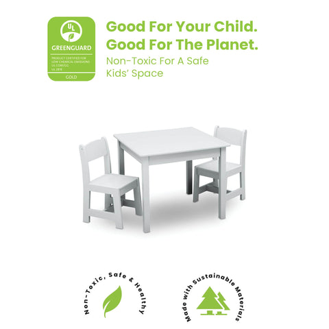 Delta Children MySize Bianca White set assembled for playtime