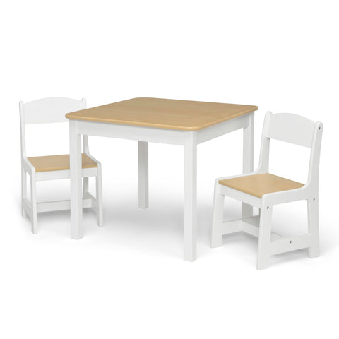Delta Children MySize wood finish detail demonstrates durable surface for daily activities.