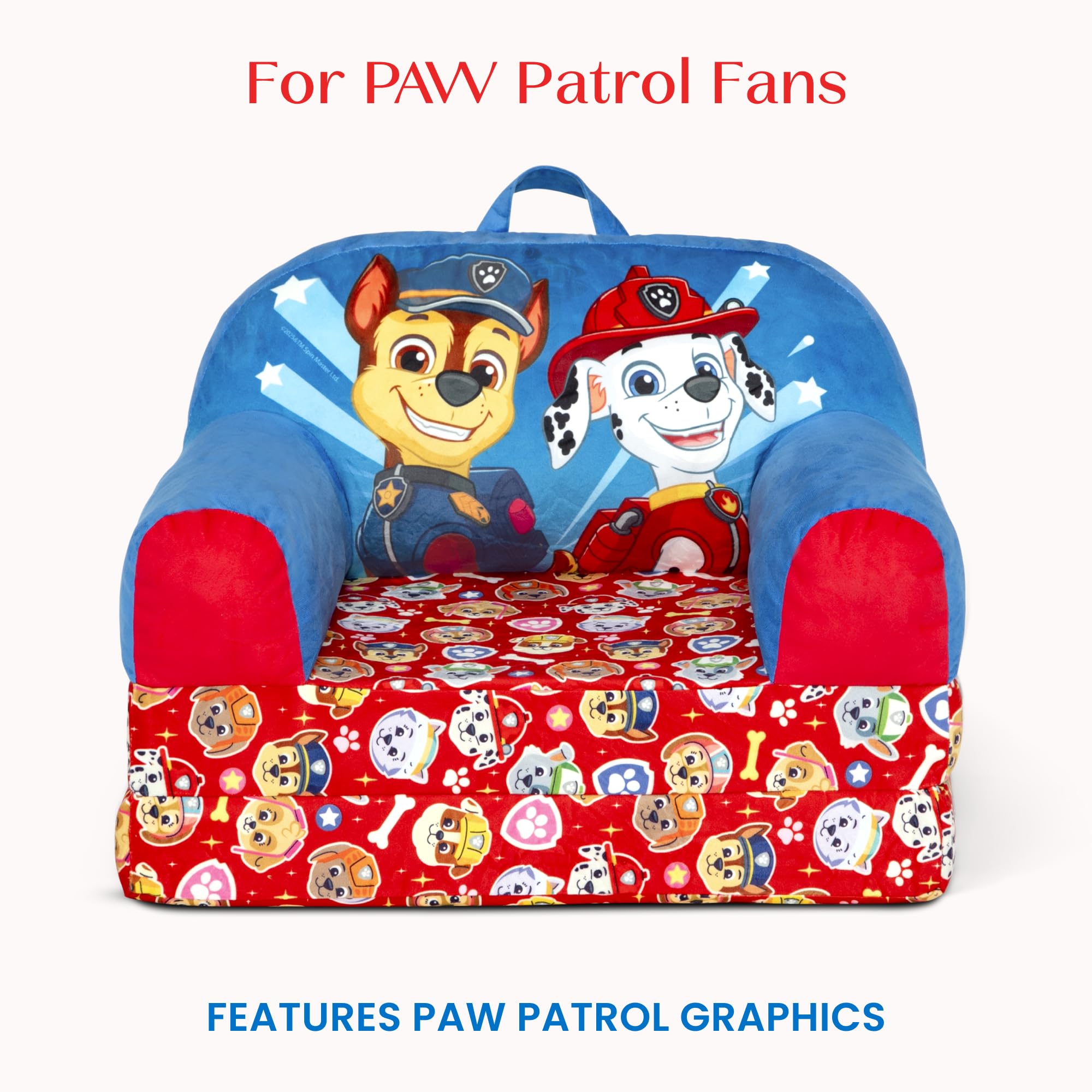 Greenguard Gold certified PAW Patrol chair in blue