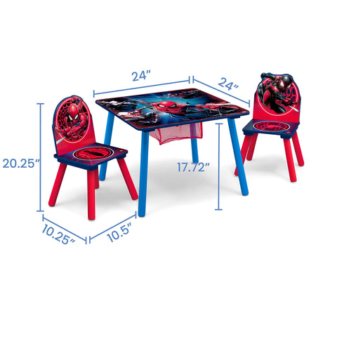 Delta Children Spider-Man assembled dimensions to plan room layout