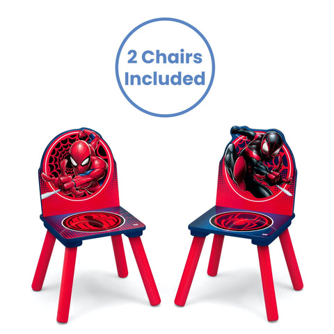 Delta Children Spider-Man table set for meals, homework, and crafts