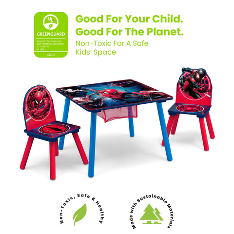 Delta Children Spider-Man table with scratch-resistant finish