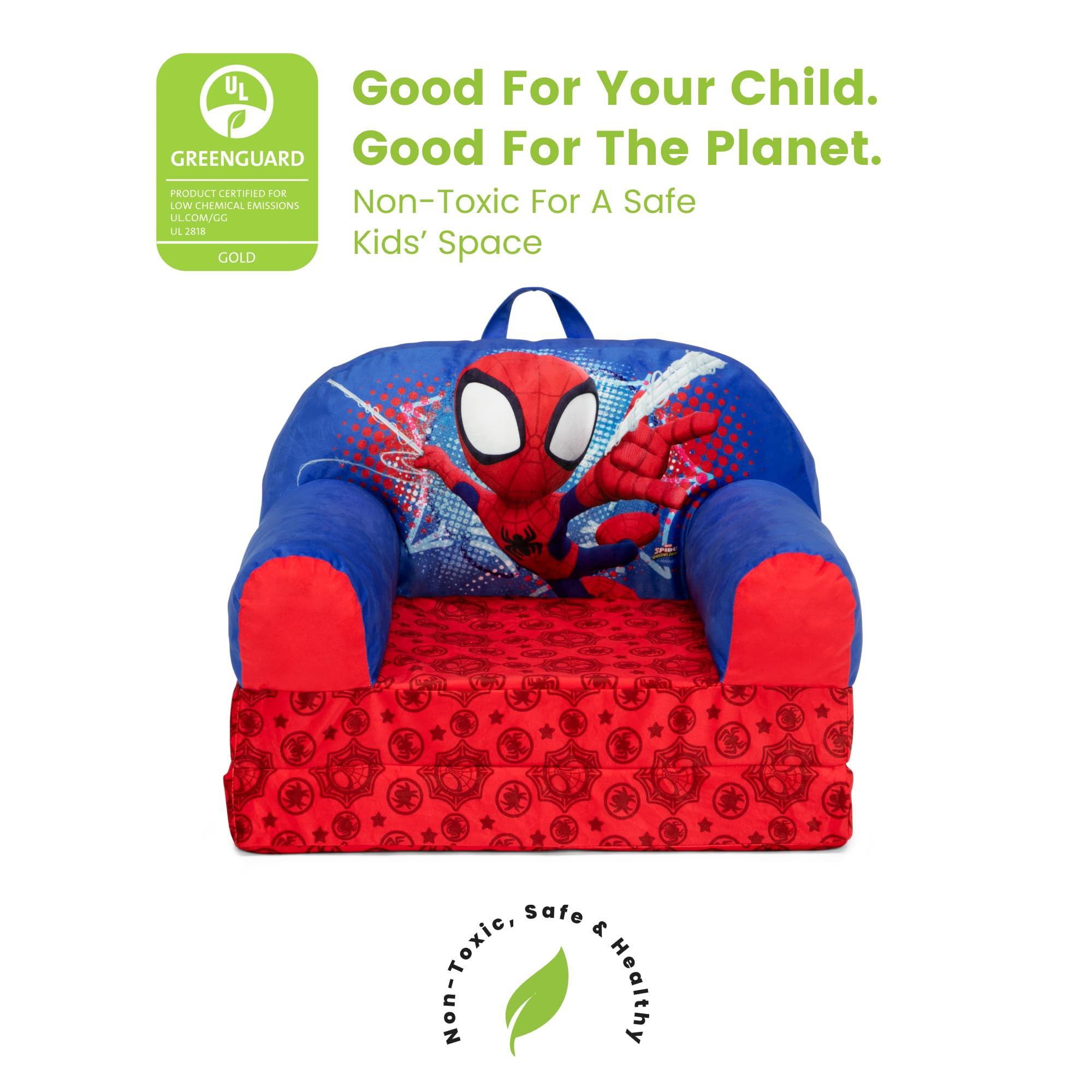 Delta Children Spidey Cozee Buddy easy to move and place safely
