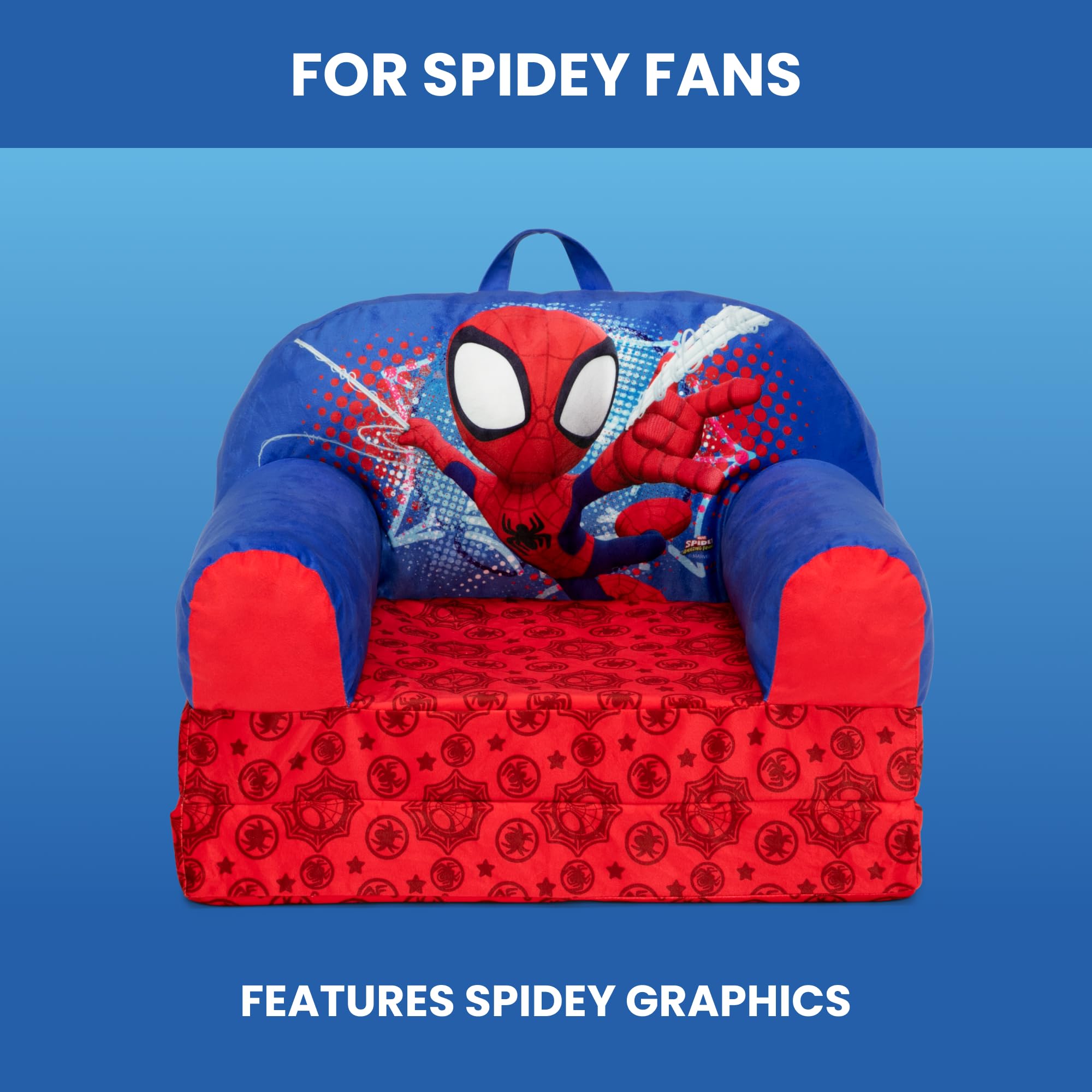 Delta Children Spidey Cozee Buddy foam construction maintains shape
