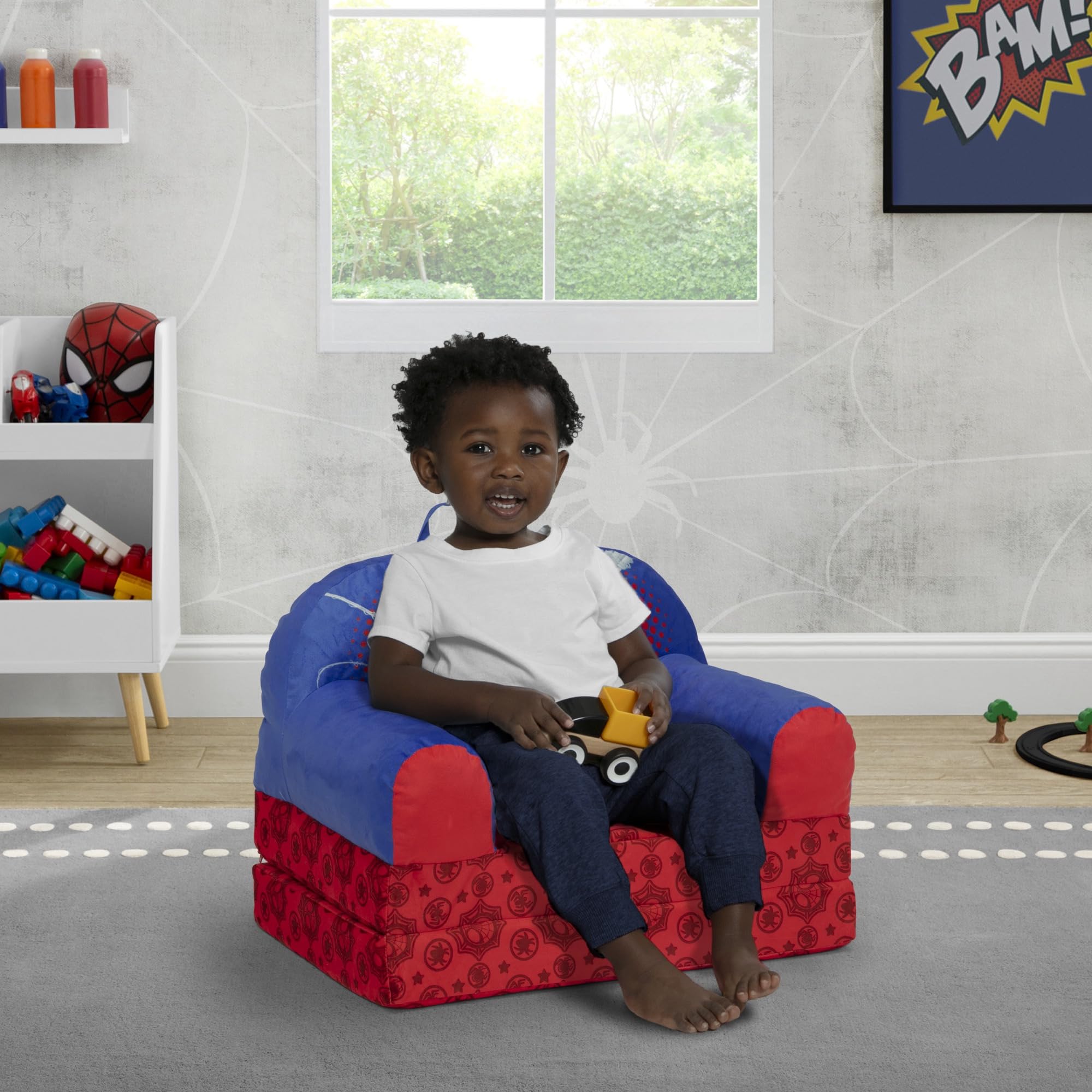 Delta Children Spidey Cozee Buddy red color sparks imaginative play