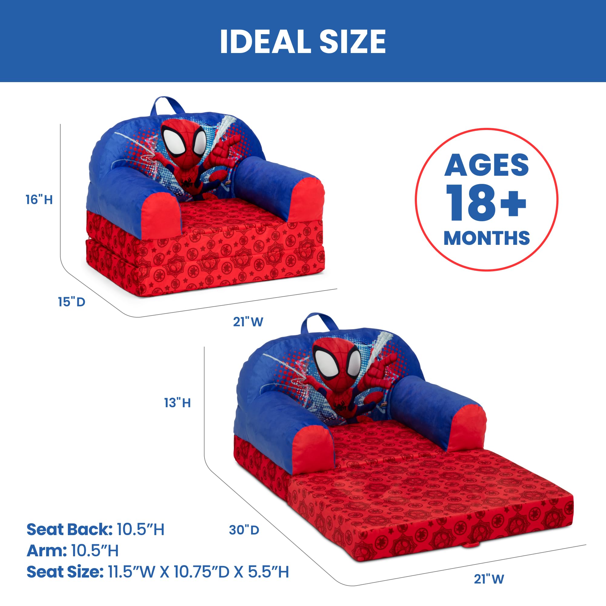 Delta Children Spidey Cozee Buddy GREENGUARD Gold certified for indoor air