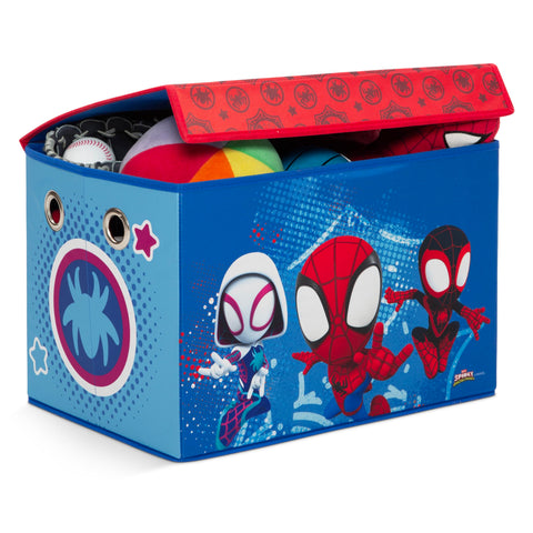Delta Children Spidey low mattress height supports easy bedtime