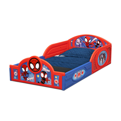Delta Children Spidey room play area layout and colors