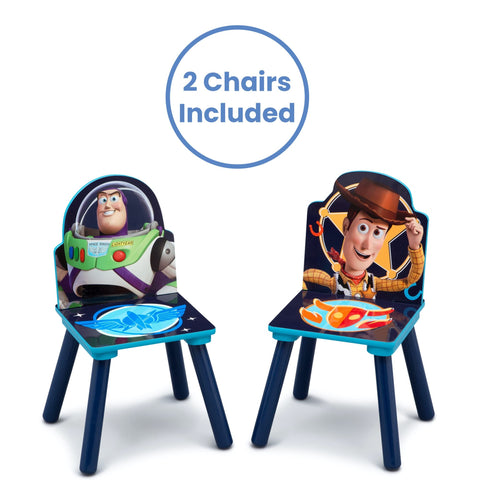 Delta Children table dimensions are 24 by 24 by 18 inches