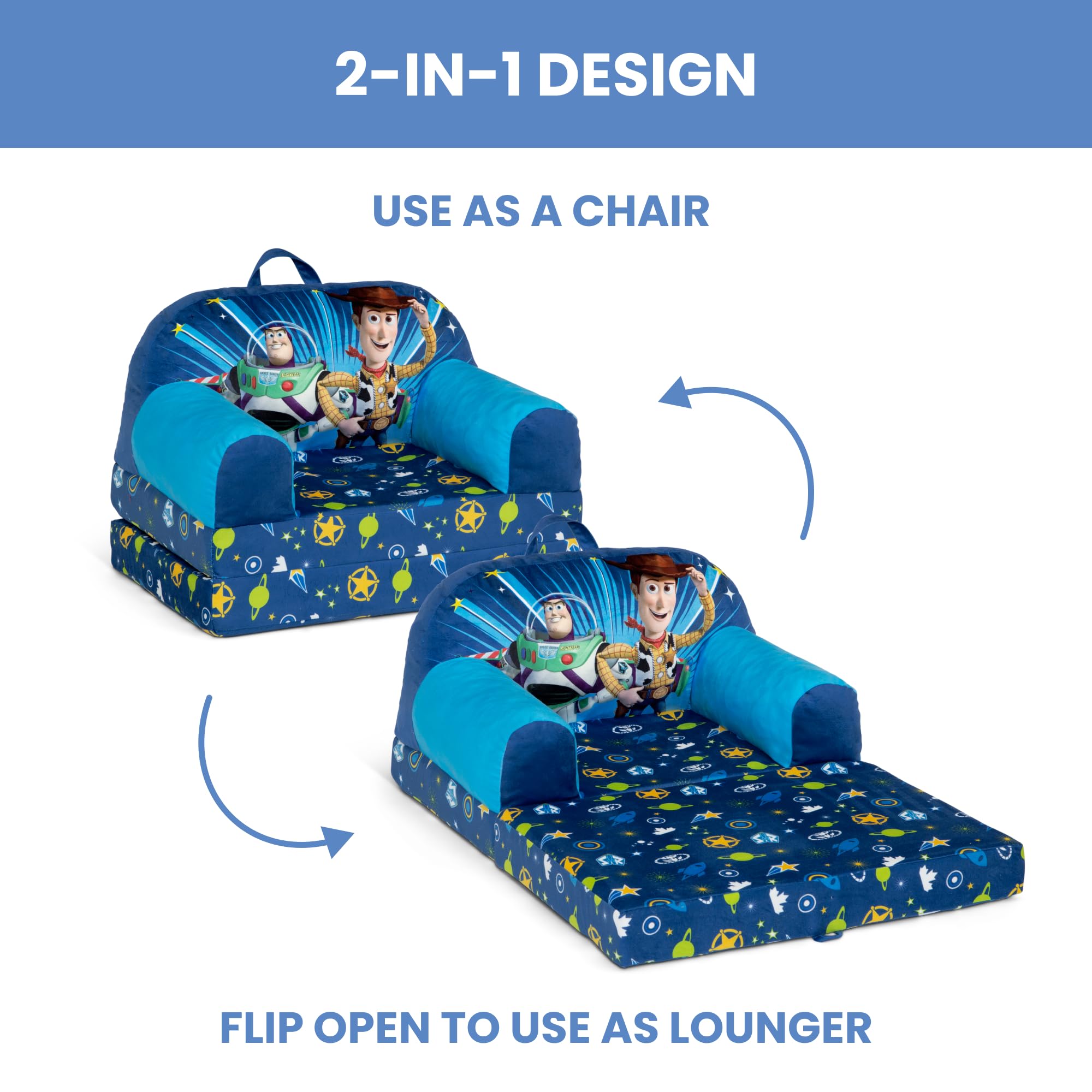 Delta Children Toy Story Cozee Buddy foam construction for comfort