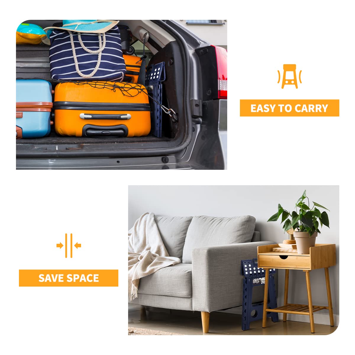 Delxo 400lbs capacity supports adults with confidence during daily tasks.
