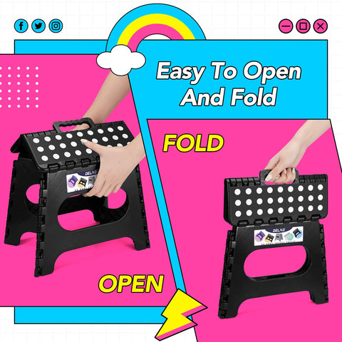 Delxo compact folded dimension for easy storage