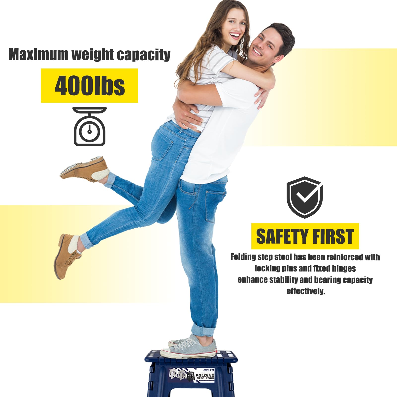 Delxo portable lightweight design for on-the-go use around home and travel.