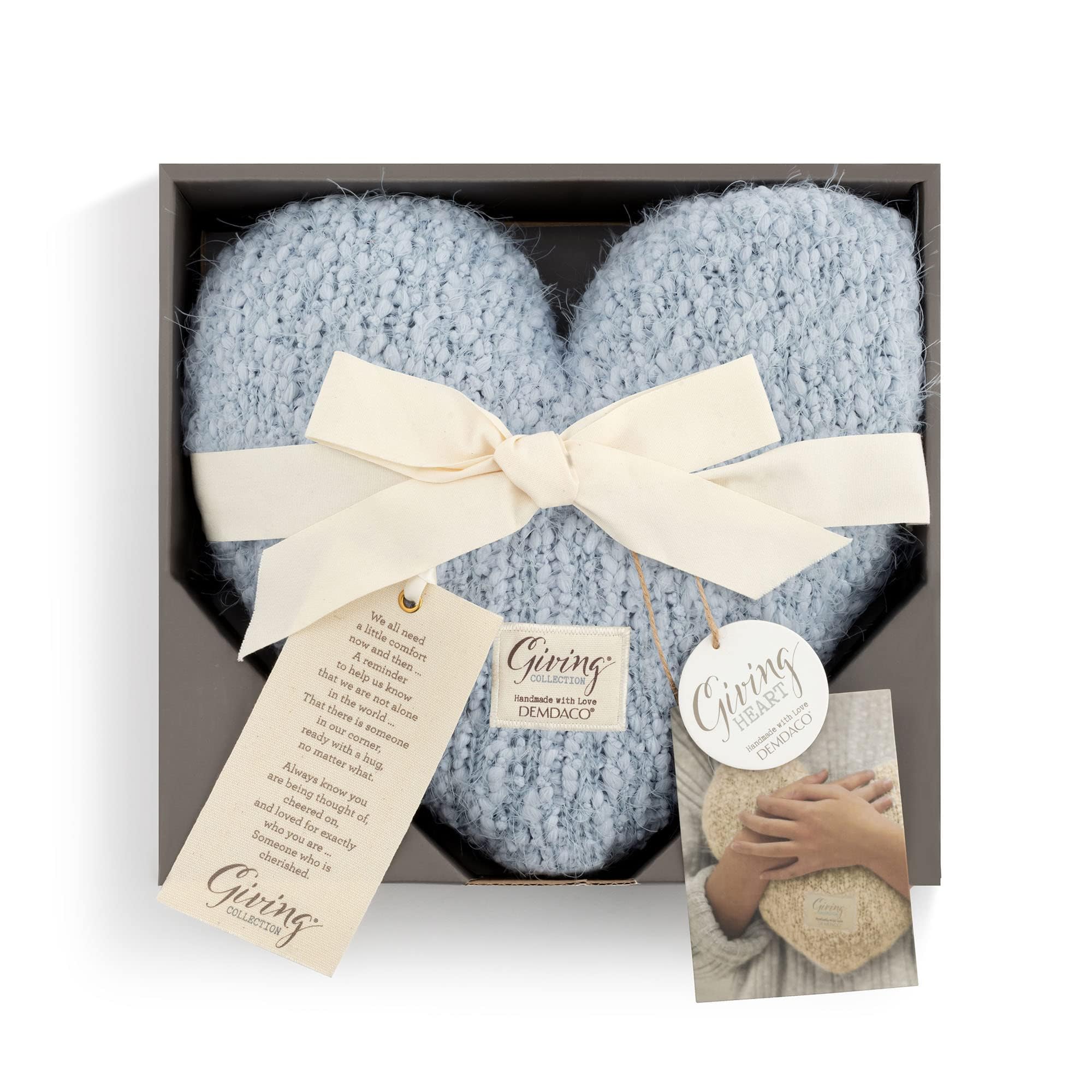 Gift-ready DEMDACO heart pillow invites thoughtful gifting and keepsakes.