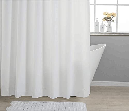 36 metal hooks ensure secure, easy installation of the De-Mediocre curtain