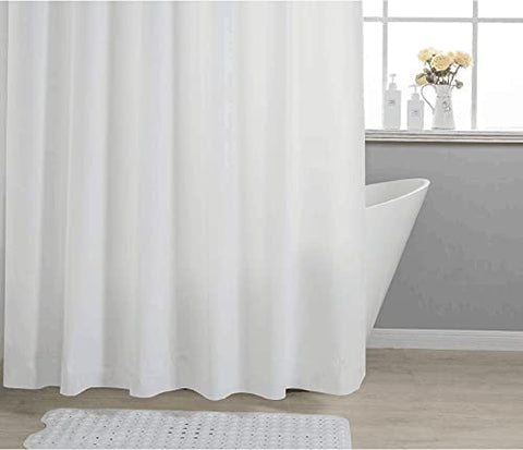 36 metal hooks ensure secure, easy installation of the De-Mediocre curtain