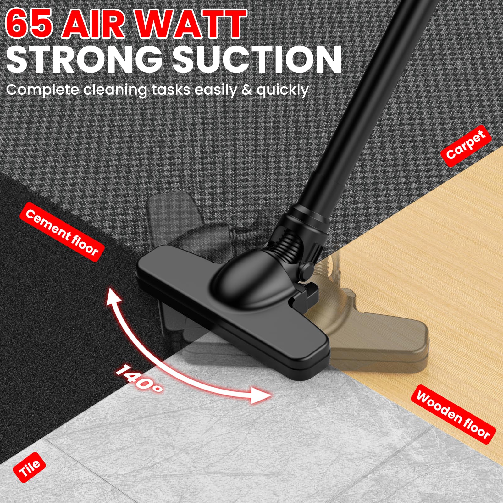 DEMIMA crevice nozzle reaches tight corners for precise cleaning