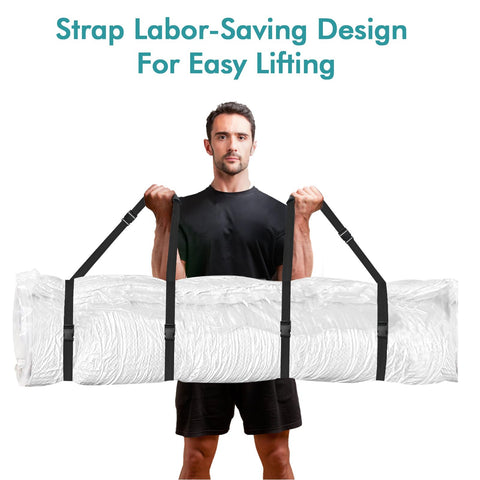 Demine bag compatible with foam and latex mattresses.
