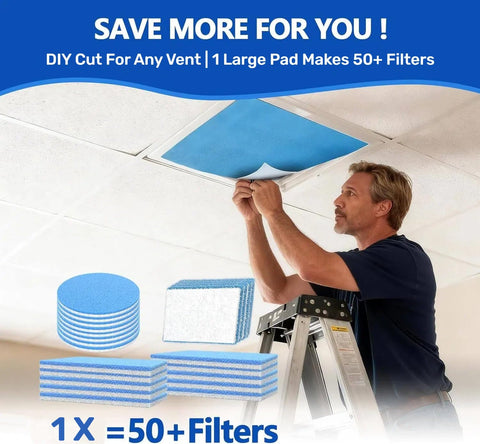 Demiwise adhesive hook tape enables quick tool-free vent installation