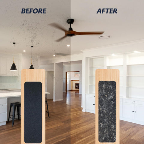Demiwise carbon filter pad capturing dust and pollen