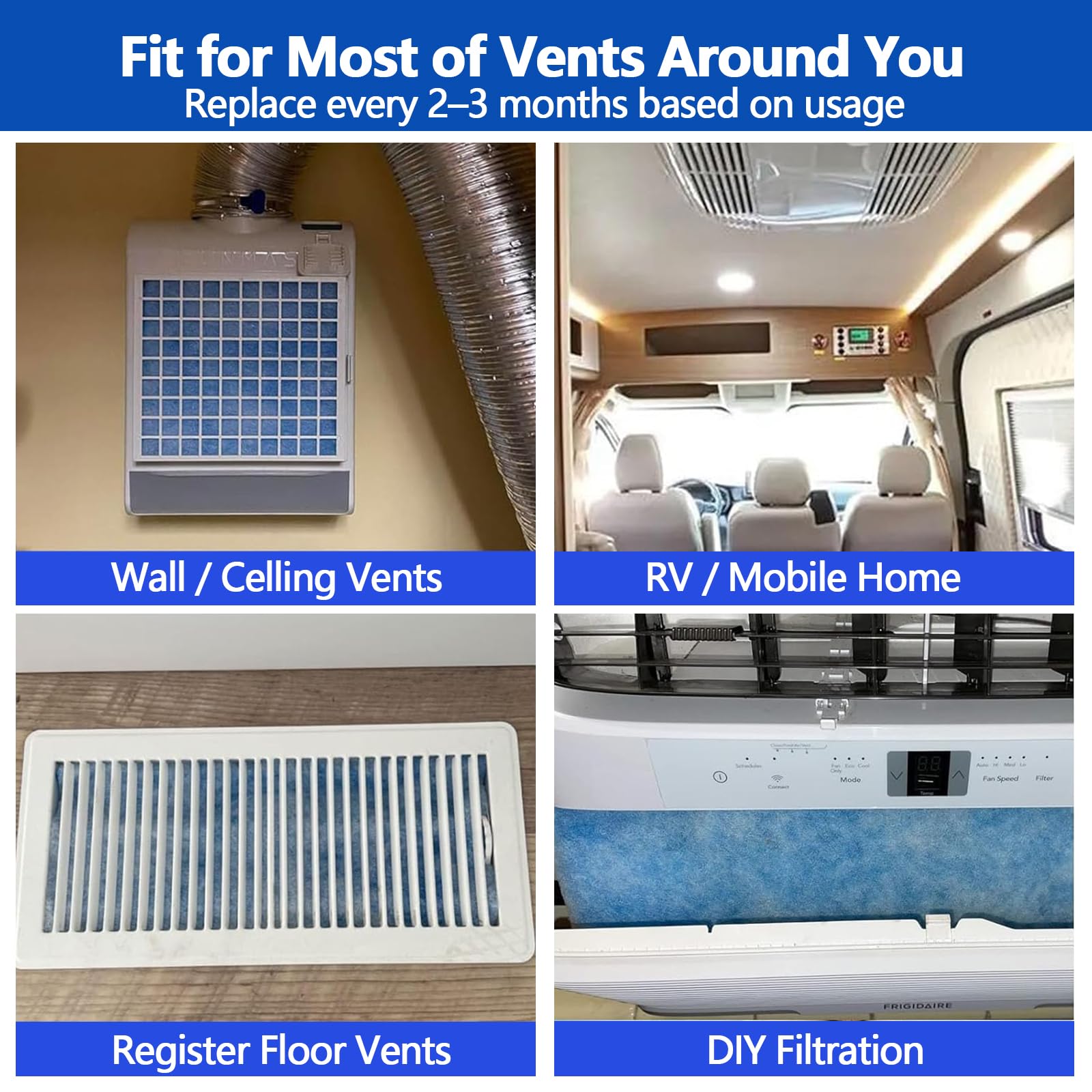 Demiwise cut-to-fit vent sizing ensures a snug fit every time