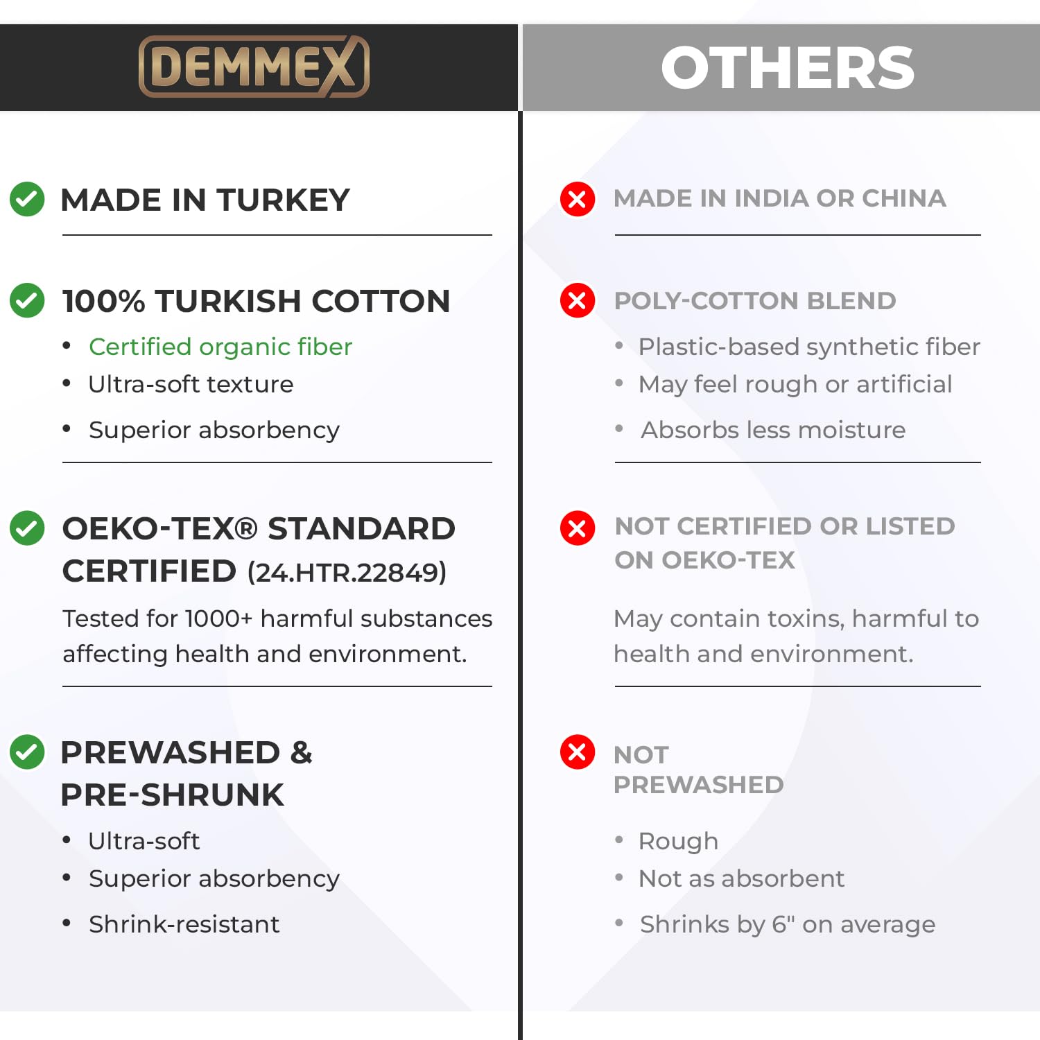 DEMMEX lightweight design travels easily from beach to bath.