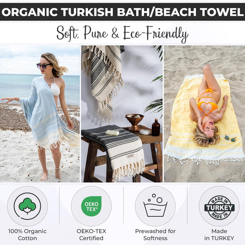 DEMMEX Diamond weave towel shows plush texture for cozy beach cover-ups.