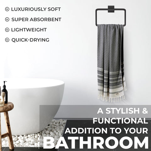 DEMMEX prewashed towel becomes softer and more absorbent with every wash.
