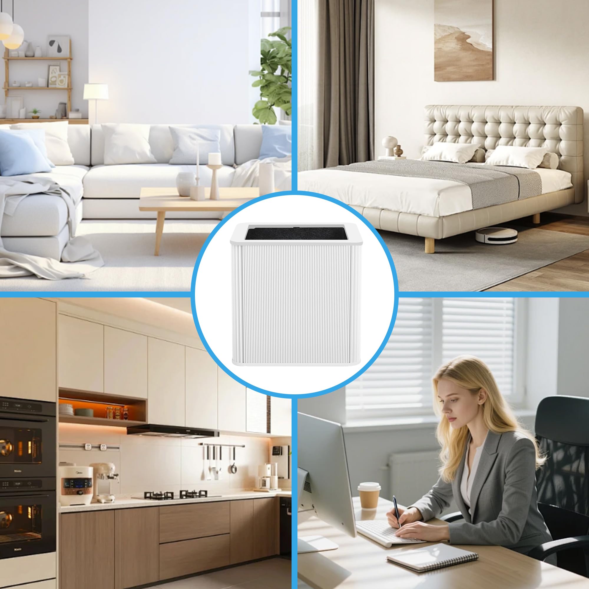 DENGESON quick-install replacement filter with simple steps for hassle-free maintenance.