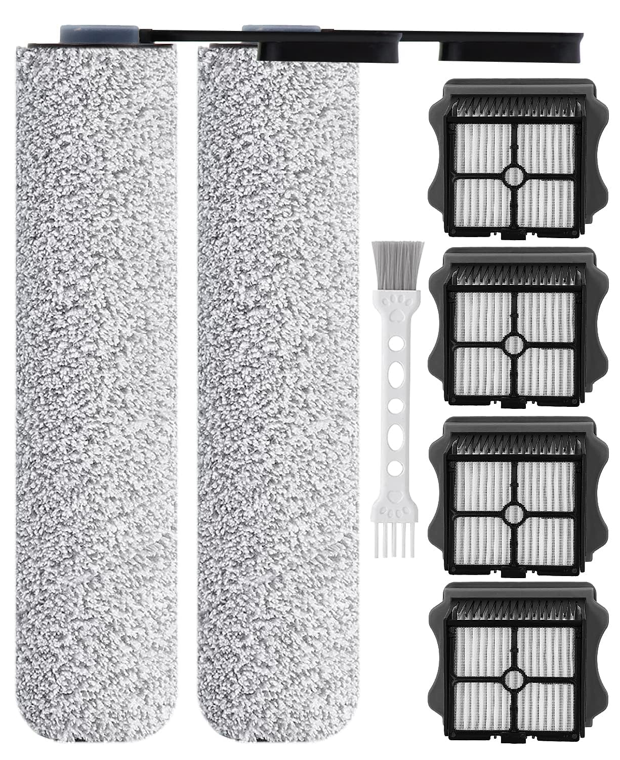 Dentego one-s5 blue roller brush cleans hardwood, tile, and rugs with ease
