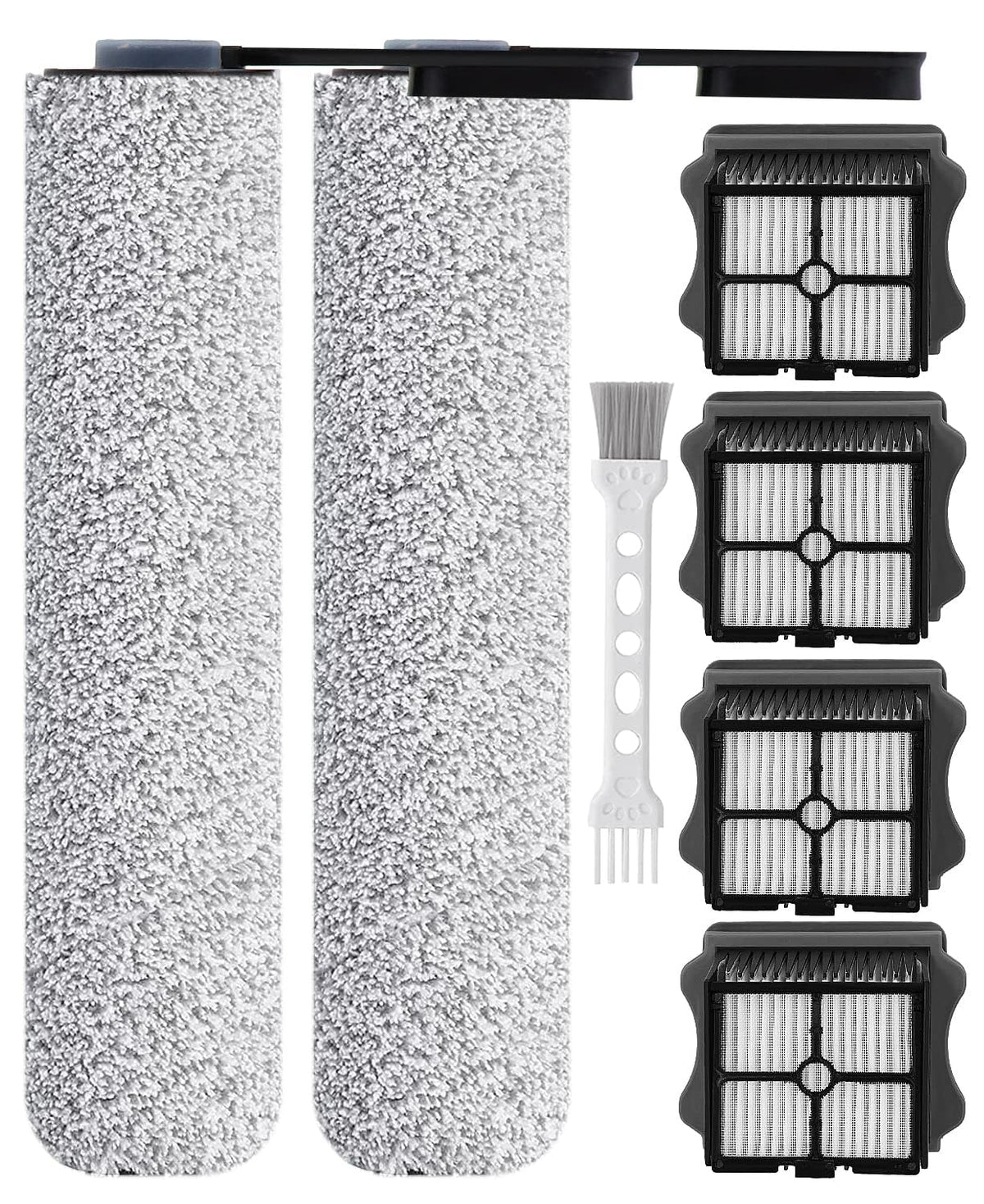Dentego one-s5 blue roller brush cleans hardwood, tile, and rugs with ease