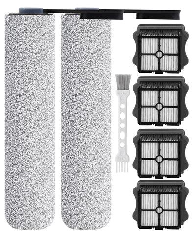 Dentego one-s5 blue roller brush cleans hardwood, tile, and rugs with ease
