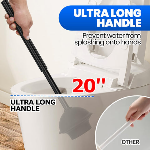 Denvlex bright black finish complements modern bathroom decor.