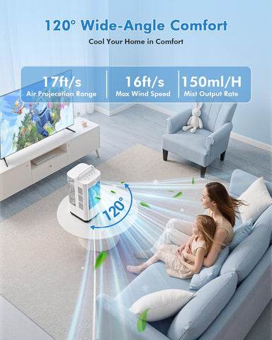 Smart 7-hour timer and quiet operation support restful use